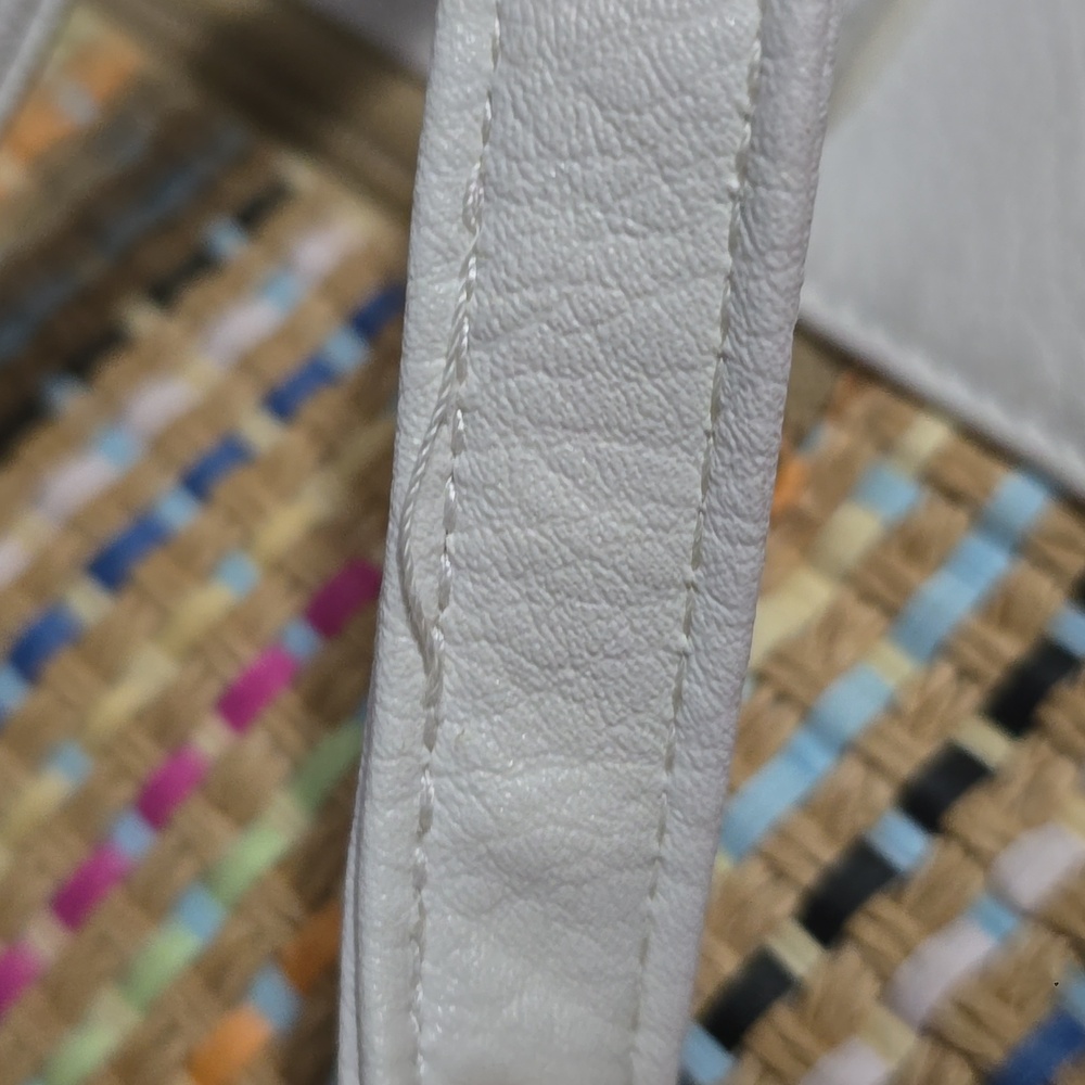 Stone & Co. Cohasset Cream & Multicolor Woven Straw Shoulder Bag - Picture 16 of 16